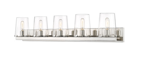 Callista Five Light Vanity in Polished Nickel (224|30325VPN)