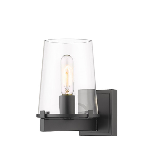 Callista One Light Wall Sconce in Matte Black (224|30321VMB)