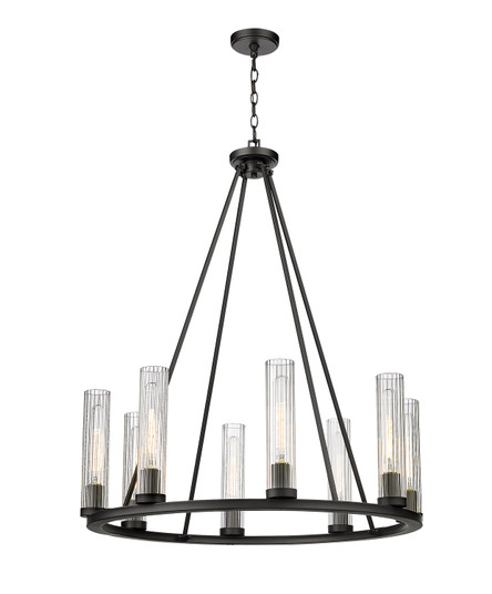 Beau Eight Light Chandelier in Bronze (224|30318BRZ)