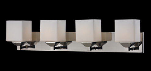 Quube Four Light Vanity in Chrome (224|21054V)