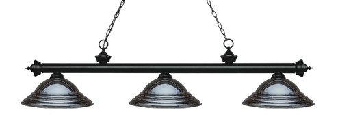 Riviera Three Light Billiard in Matte Black (224|2003MBSGM)