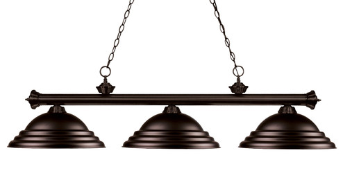 Riviera Three Light Billiard in Bronze (224|2003BRZSBRZ)