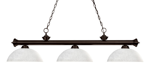Riviera Three Light Billiard in Bronze (224|2003BRZDWL14)