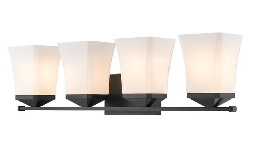 Darcy Four Light Vanity in Matte Black (224|19394VMB)