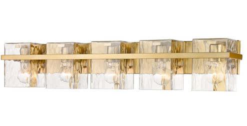 Bennington Five Light Vanity in Modern Gold (224|19385VMGLD)