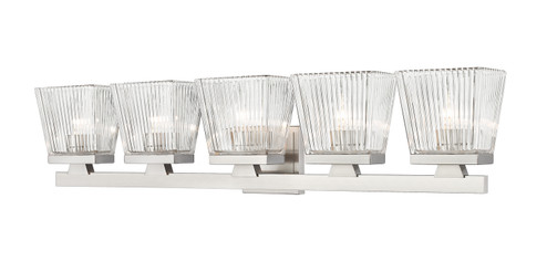 Astor Five Light Vanity in Brushed Nickel (224|19365VBN)