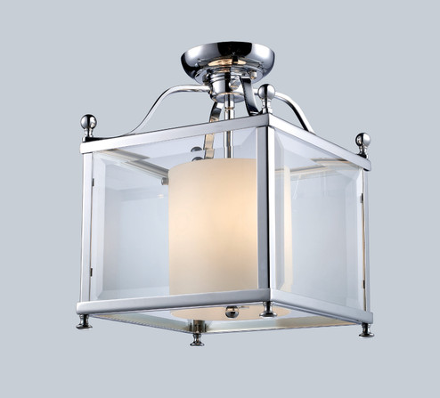Fairview Three Light Semi Flush Mount in Chrome (224|1763SFM)