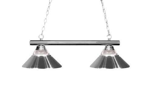 Sharp Shooter Two Light Billiard in Chrome (224|1552CHRCH)