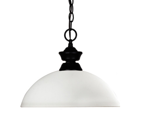 Shark/Windsor One Light Pendant in Matte Black (224|100701MBDMO14)