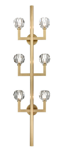 Parisian Six Light Wall Sconce in Aged Brass (360|WS700396AGB)