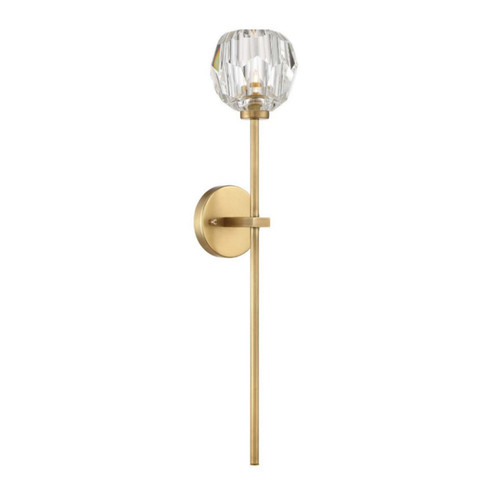 Parisian One Light Wall Sconce in Aged Brass (360|WS700301AGB)