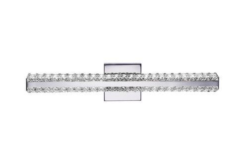 Gemini LED Vanity Light in Chrome (360|WS70016LEDCHD)