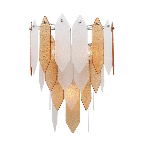 Stratus Three Light Wall Sconce in Chrome (360|WS700123CHABF)