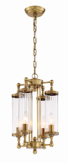 Regis Four Light Pendant in Aged Brass (360|P300704AGB)