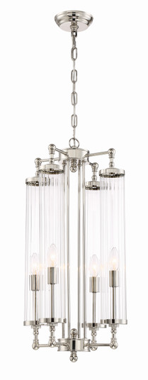 Regis Four Light Pendant in Polished Nickel (360|P300694PN)