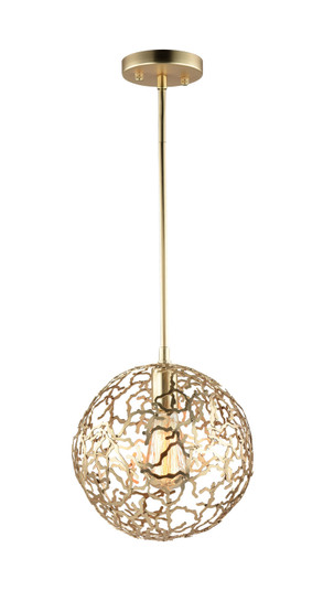 Helios One Light Pendant in Matte Gold (360|P300371SG)