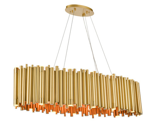 Cathedral 56 Light Chandelier in Aged Brass (360|CD103922416AGB)