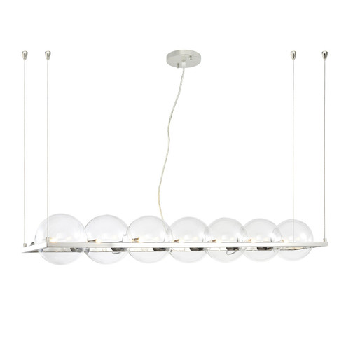 Ensemble Seven Light Chandelier in Polished Nickel (360|CD103757PN)