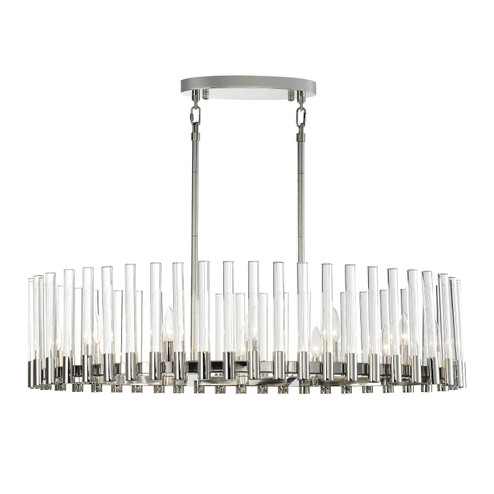 Julian 12 Light Chandelier in Polished Nickel (360|CD1035612PN)