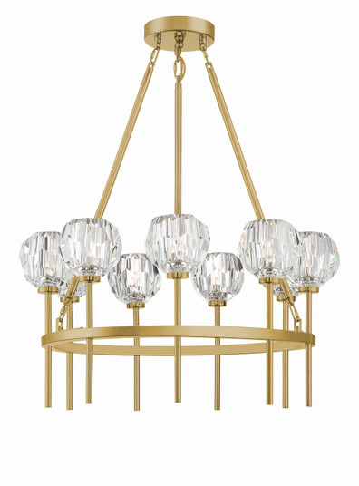 Parisian Nine Light Chandelier in Aged Brass (360|CD102709AGB)