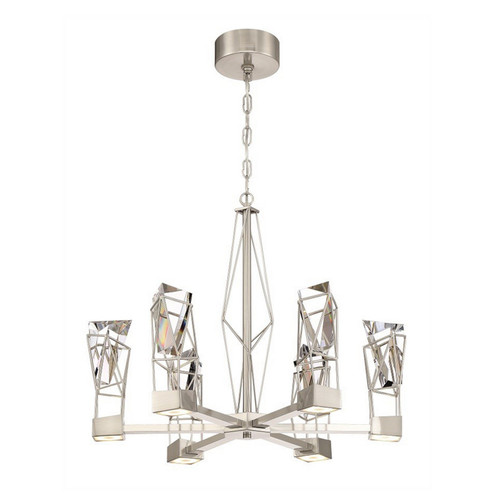 Gem LED Chandelier in Satin Nickel (360|CD10253LEDSN)