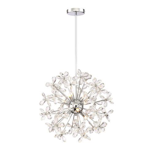 Adelle Eight Light Chandelier in Chrome (360|CD102078CH)