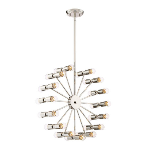 London 30 Light Chandelier in Polished Nickel (360|CD1018130PN)