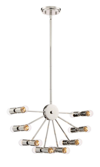 London 16 Light Chandelier in Polished Nickel (360|CD1018016PN)