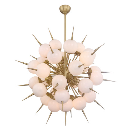 Karma 31 Light Chandelier in Posh Brass (360|CD1017531PB)