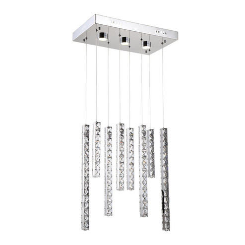 Norwood LED Chandelier in Chrome (360|CD10107LEDCHD)