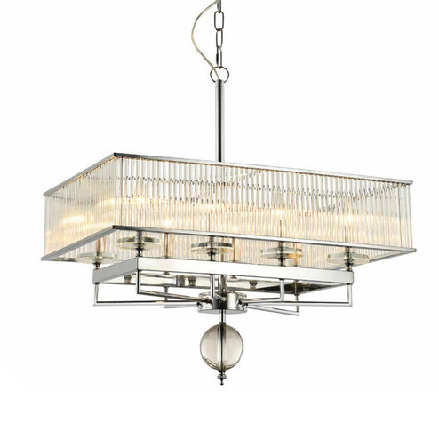 Fantasia Eight Light Chandelier in Chrome (360|CD100808CG)