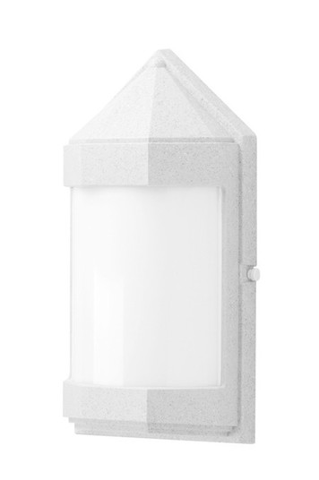 Everstone LED One Light Wall Pack in Whitestone (301|S32WLLR15WWH)