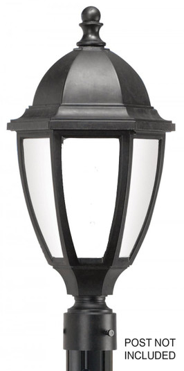 Everstone LED One Light Lantern in Blackstone (301|S11TFLR15WBK)