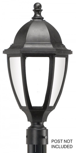 Everstone LED One Light Lantern in Blackstone (301|S11TFLR12WBK)