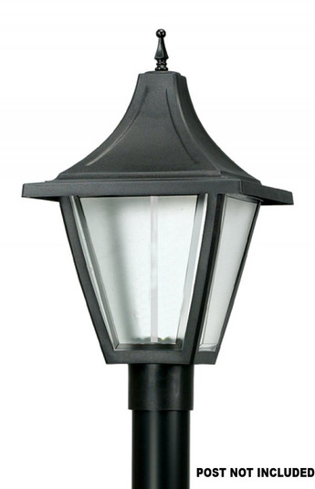 LED Vanguard One Light Post Mount in Black (301|610LR15W)