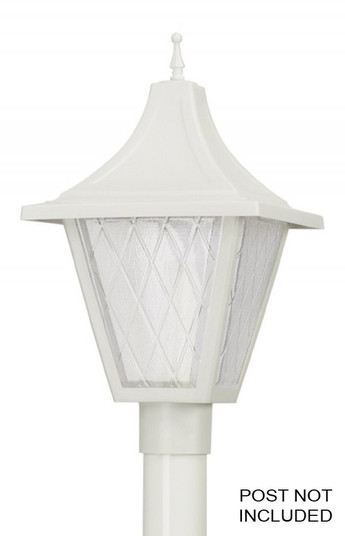 Vanguard One Light Post Mount in White (301|609)