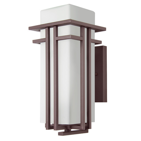 Villa One Light Wall Mount in Bronze (301|549SFLE26WBZ)