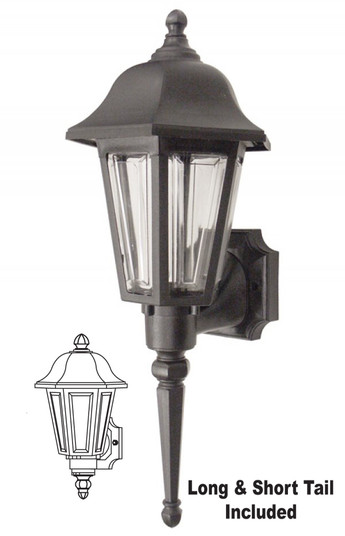 Brentwood One Light Wall Mount in Black (301|230SCBK)