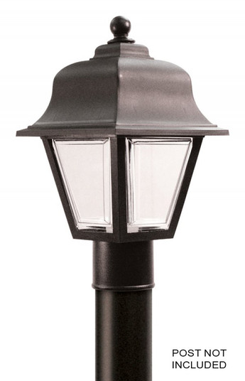 Providence One Light Post Mount in Black (301|220TCBK)
