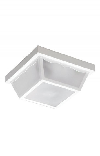 Townhouse One Light Ceiling Mount in White (301|157FMWH)