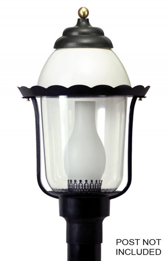 LED Colonial One Light Post Mount in White (301|123LR12W)