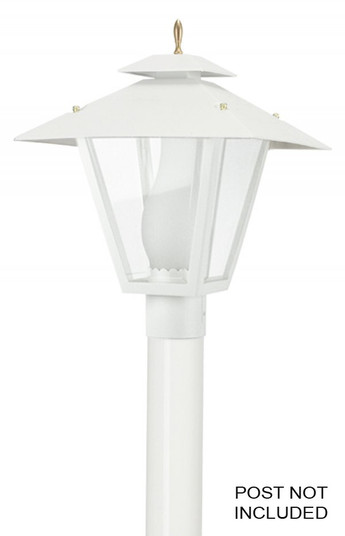 LED Colonial One Light Post Mount in Black (301|113LR15W)