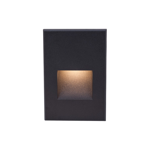 Led200 LED Step and Wall Light in Black on Aluminum (34|WLLED200FCBK)