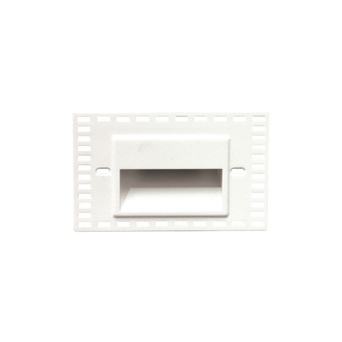 Led100 LED Step and Wall Light in White on Aluminum (34|WLLED100TRCWT)