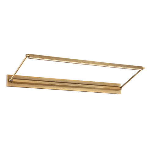 Hudson LED Picture Light in Aged Brass (34|PLLED3430AB)
