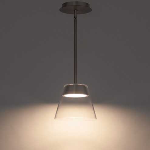 Chandra LED Mini Pendant in Brushed Nickel (34|PD87208BN)