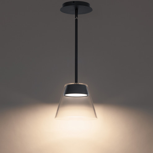 Chandra LED Mini Pendant in Black (34|PD87208BK)