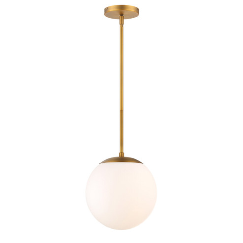 Niveous LED Pendant in Aged Brass (34|PD52310AB)