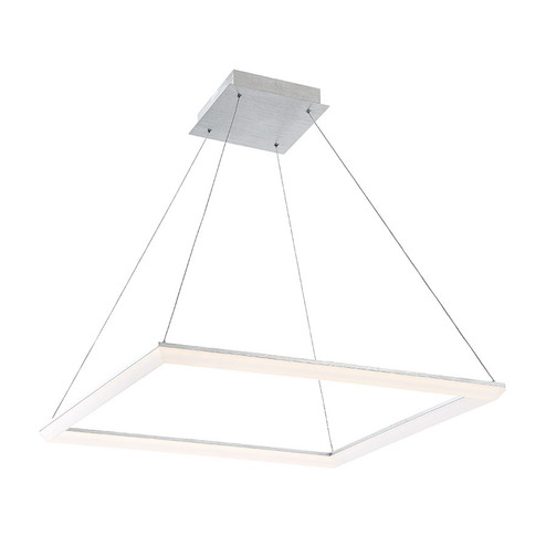 Frame LED Pendant in Brushed Aluminum (34|PD29828AL)