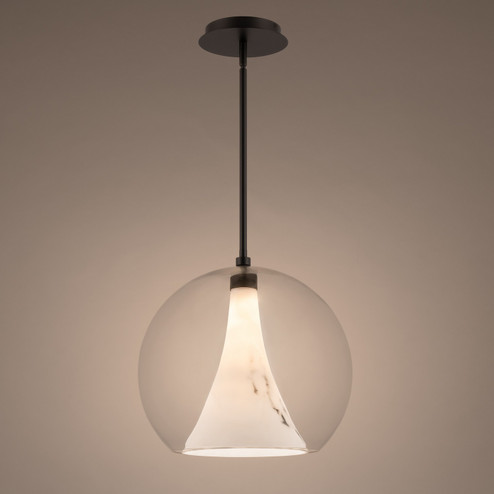 Chantilly LED Pendant in Black (34|PD25314BK)